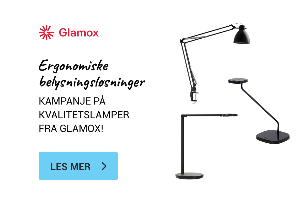 Kampanjebilde for Glamox-lamper.